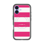 スリムプロテクションプレミアムケース with MagSafe［ Big Border - Pink ］