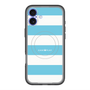 スリムプロテクションプレミアムケース with MagSafe［ Big Border - Blue ］