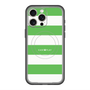 スリムプロテクションプレミアムケース with MagSafe［ Big Border - Green ］