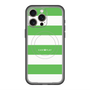 スリムプロテクションプレミアムケース with MagSafe［ Big Border - Green ］
