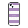 スリムプロテクションプレミアムケース with MagSafe［ Big Border - Purple ］