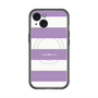 スリムプロテクションプレミアムケース with MagSafe［ Big Border - Purple ］