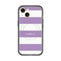 スリムプロテクションプレミアムケース with MagSafe［ Big Border - Purple ］