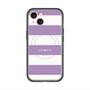 スリムプロテクションプレミアムケース with MagSafe［ Big Border - Purple ］