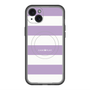 スリムプロテクションプレミアムケース with MagSafe［ Big Border - Purple ］