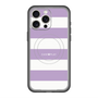 スリムプロテクションプレミアムケース with MagSafe［ Big Border - Purple ］