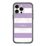 スリムプロテクションプレミアムケース with MagSafe［ Big Border - Purple ］
