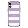 スリムプロテクションプレミアムケース with MagSafe［ Big Border - Purple ］