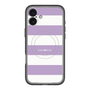 スリムプロテクションプレミアムケース with MagSafe［ Big Border - Purple ］