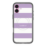 スリムプロテクションプレミアムケース with MagSafe［ Big Border - Purple ］