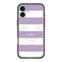 スリムプロテクションプレミアムケース with MagSafe［ Big Border - Purple ］
