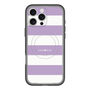 スリムプロテクションプレミアムケース with MagSafe［ Big Border - Purple ］