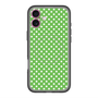 スリムプロテクションプレミアムケース with MagSafe［ Small Dot - Green ］
