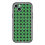 スリムプロテクションプレミアムケース with MagSafe［ Shower Dot - Green ］