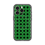 スリムプロテクションプレミアムケース with MagSafe［ Shower Dot - Green ］