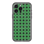 スリムプロテクションプレミアムケース with MagSafe［ Shower Dot - Green ］