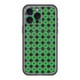 スリムプロテクションプレミアムケース with MagSafe［ Shower Dot - Green ］