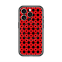 スリムプロテクションプレミアムケース with MagSafe［ Shower Dot - Red ］