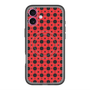 スリムプロテクションプレミアムケース with MagSafe［ Shower Dot - Red ］