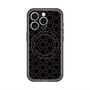 スリムプロテクションプレミアムケース with MagSafe［ Dot Circle - Black ］