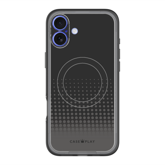 スリムプロテクションプレミアムケース with MagSafe［ Dot Gradation - Black ］