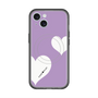 スリムプロテクションプレミアムケース with MagSafe［ Two Hearts - Purple ］