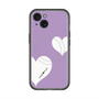 スリムプロテクションプレミアムケース with MagSafe［ Two Hearts - Purple ］