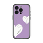 スリムプロテクションプレミアムケース with MagSafe［ Two Hearts - Purple ］