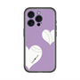 スリムプロテクションプレミアムケース with MagSafe［ Two Hearts - Purple ］
