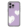 スリムプロテクションプレミアムケース with MagSafe［ Two Hearts - Purple ］