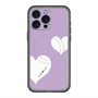 スリムプロテクションプレミアムケース with MagSafe［ Two Hearts - Purple ］