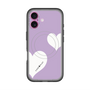 スリムプロテクションプレミアムケース with MagSafe［ Two Hearts - Purple ］