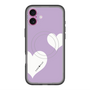 スリムプロテクションプレミアムケース with MagSafe［ Two Hearts - Purple ］