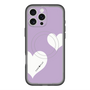 スリムプロテクションプレミアムケース with MagSafe［ Two Hearts - Purple ］
