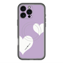 スリムプロテクションプレミアムケース with MagSafe［ Two Hearts - Purple ］