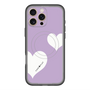スリムプロテクションプレミアムケース with MagSafe［ Two Hearts - Purple ］
