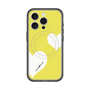スリムプロテクションプレミアムケース with MagSafe［ Two Hearts - Yellow ］