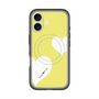 スリムプロテクションプレミアムケース with MagSafe［ Two Hearts - Yellow ］