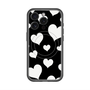 スリムプロテクションプレミアムケース with MagSafe［ Dot Hearts - Black ］