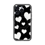 スリムプロテクションプレミアムケース with MagSafe［ Dot Hearts - Black ］