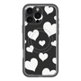 スリムプロテクションプレミアムケース with MagSafe［ Dot Hearts - Black ］