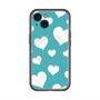 スリムプロテクションプレミアムケース with MagSafe［ Dot Hearts - Blue ］
