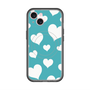 スリムプロテクションプレミアムケース with MagSafe［ Dot Hearts - Blue ］