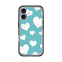 スリムプロテクションプレミアムケース with MagSafe［ Dot Hearts - Blue ］