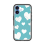 スリムプロテクションプレミアムケース with MagSafe［ Dot Hearts - Blue ］
