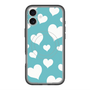 スリムプロテクションプレミアムケース with MagSafe［ Dot Hearts - Blue ］