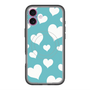 スリムプロテクションプレミアムケース with MagSafe［ Dot Hearts - Blue ］