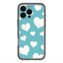 スリムプロテクションプレミアムケース with MagSafe［ Dot Hearts - Blue ］