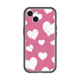 スリムプロテクションプレミアムケース with MagSafe［ Dot Hearts - Pink ］