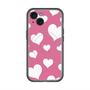 スリムプロテクションプレミアムケース with MagSafe［ Dot Hearts - Pink ］